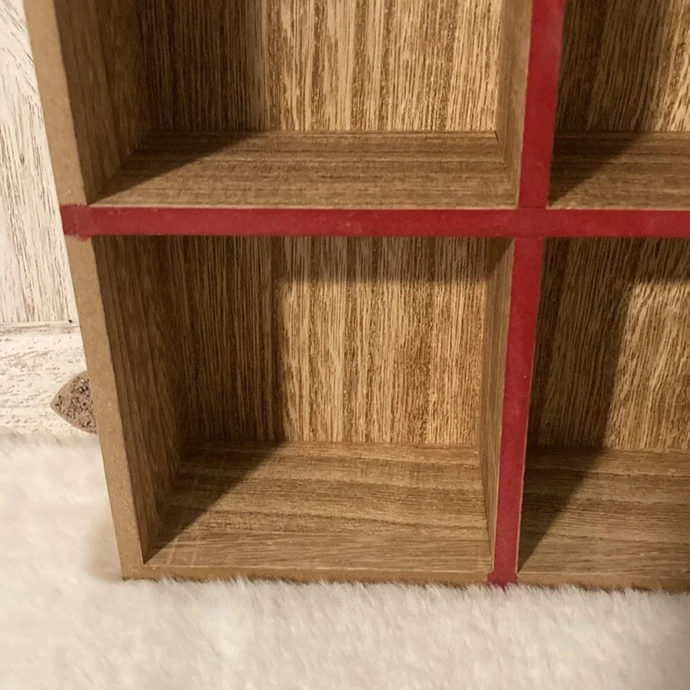 Target BP 2022 Wood Christmas Present Wall Shelf or Tabletop Decor